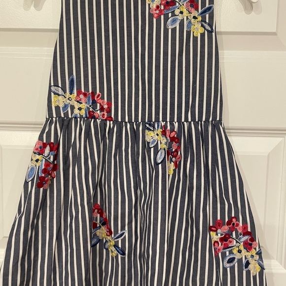 Rare Editions Girls Striped Chambray Floral Sz 6 - Picture 5 of 6
